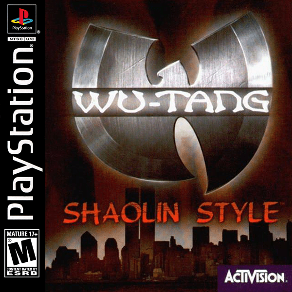 Wu-Tang Shaolin Style box art for Playstation